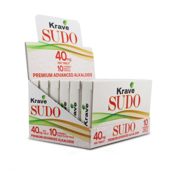 Krave Sudo Original Flavor 40mg Display Box Front