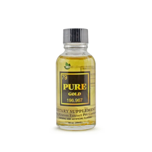 Mit Wellness Pure Gold 196.967 Kratom Shot 30 ml Front