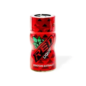 OPMS Red Kratom Extract Liquid Shot 10 mL 0.33 FL OZ