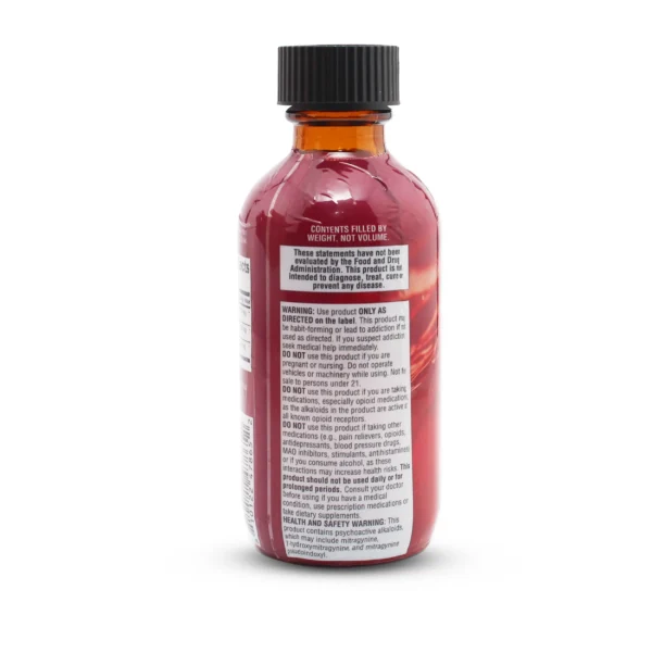 EEEZZZ Chill Kava + Alkaloids Shot 60 ml Strawberry Burst Back