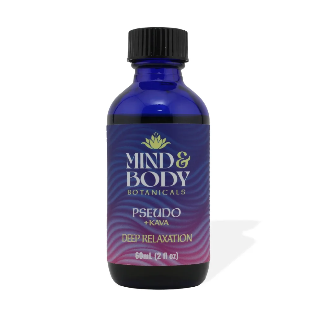 Mind And Body Pseudo And Kava Deep Relaxation Shot 60 ml Front