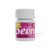 Sevn 7-Hydroxy Pure Extract Chewable Tablets 35 mg 10 Count Pink Peels Strawberry Banana Front