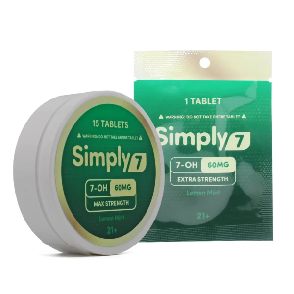 Simply7 7-Hydroxy Extra Strength Chewable Tablet 60mg