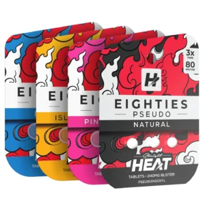 Straight Heat Eighties Pseudo Chewable Tablets 80 mg