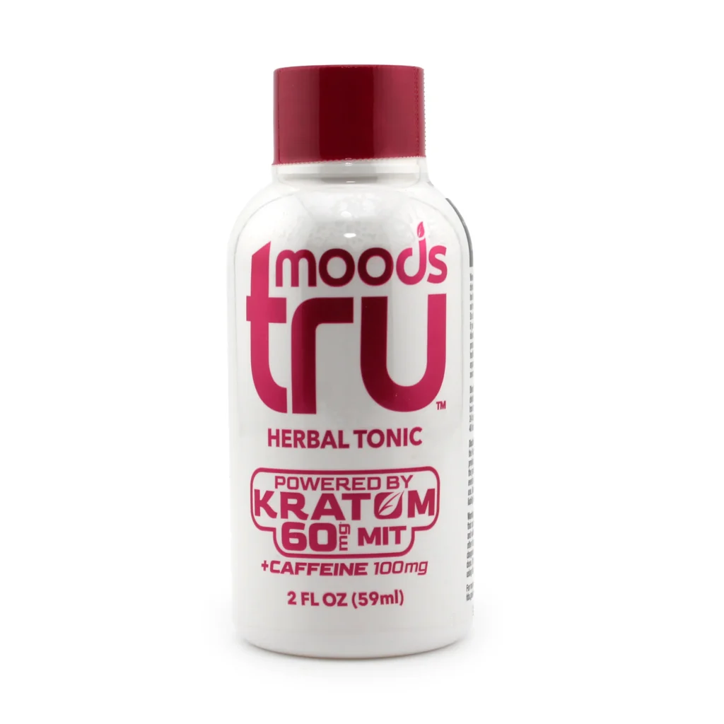 Tru Moods Herbal Tonic Kratom + Caffeine Shot 59 ml - 60mg - 59 ml 2 fl oz - Original - Front