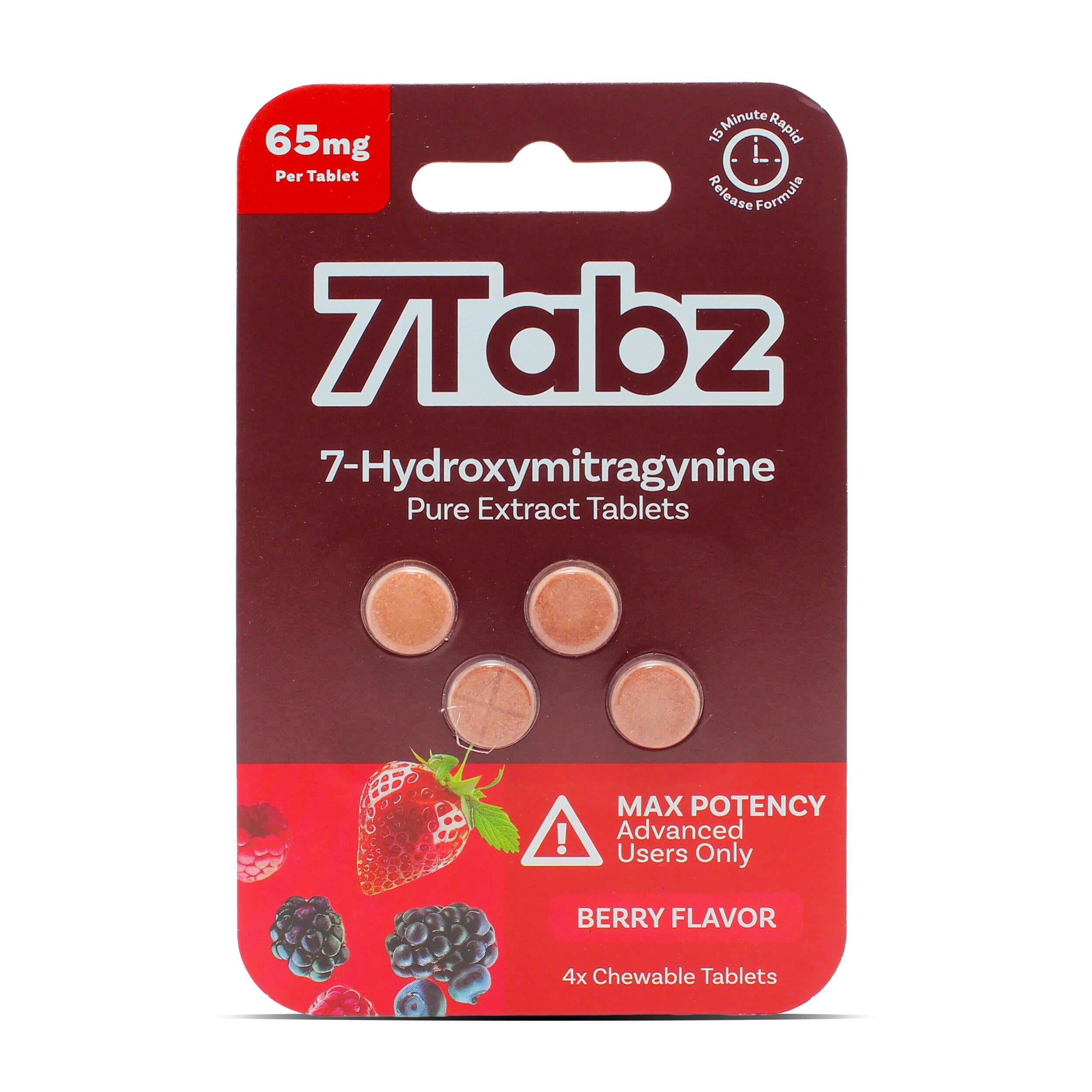 Buy 7Tabz 7-Hydroxy Max Potency Pure Extract Chewable Tablets