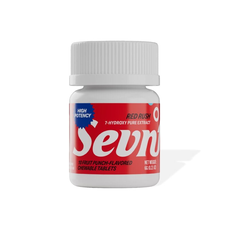 Buy Sevn Red Rush 7-Hydroxy Pure Extract Chewable Tablets Fruit