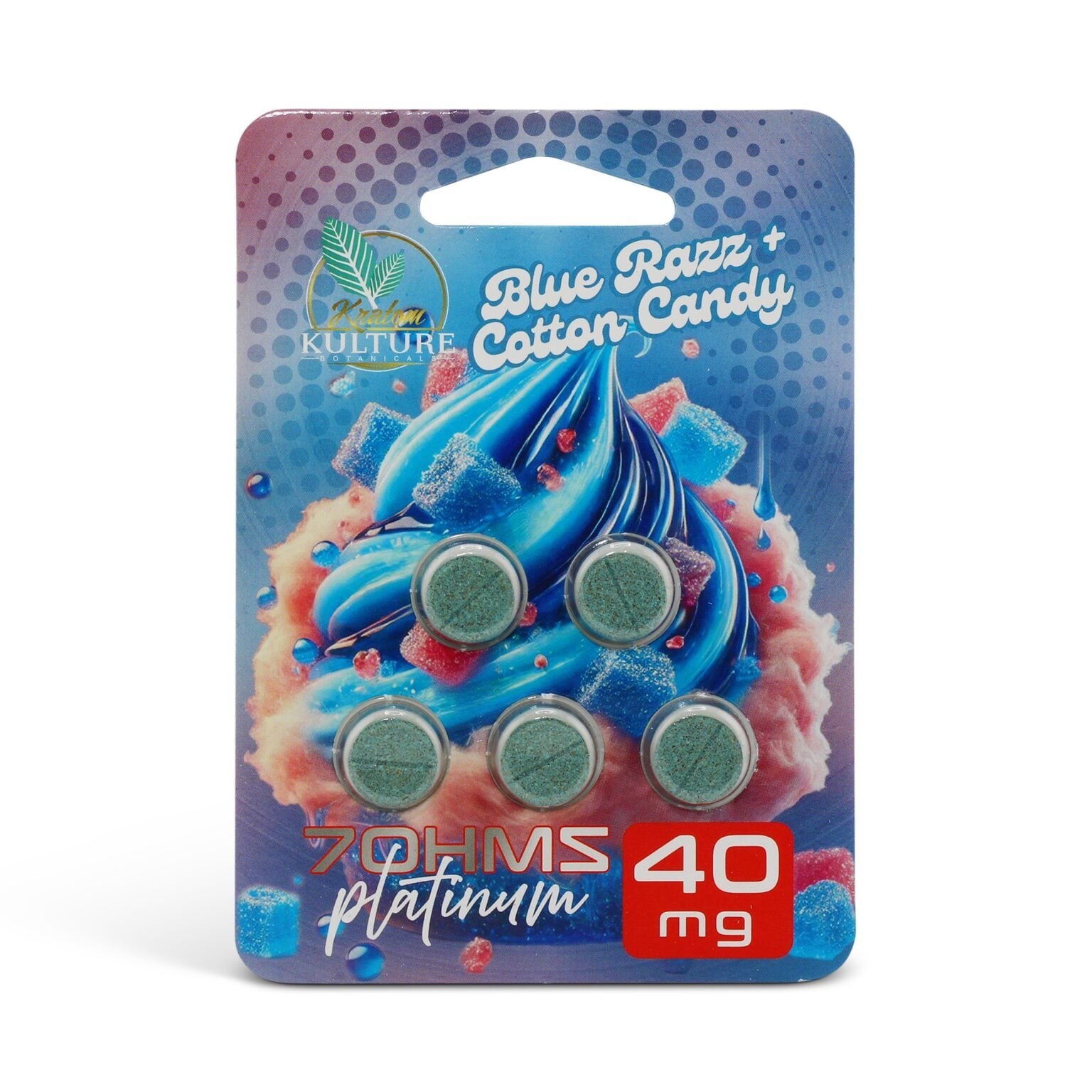 7ohms Buy Kratom Kulture 7OHMS Platinum Chewable Tablets Blue Razz + Cotton ...