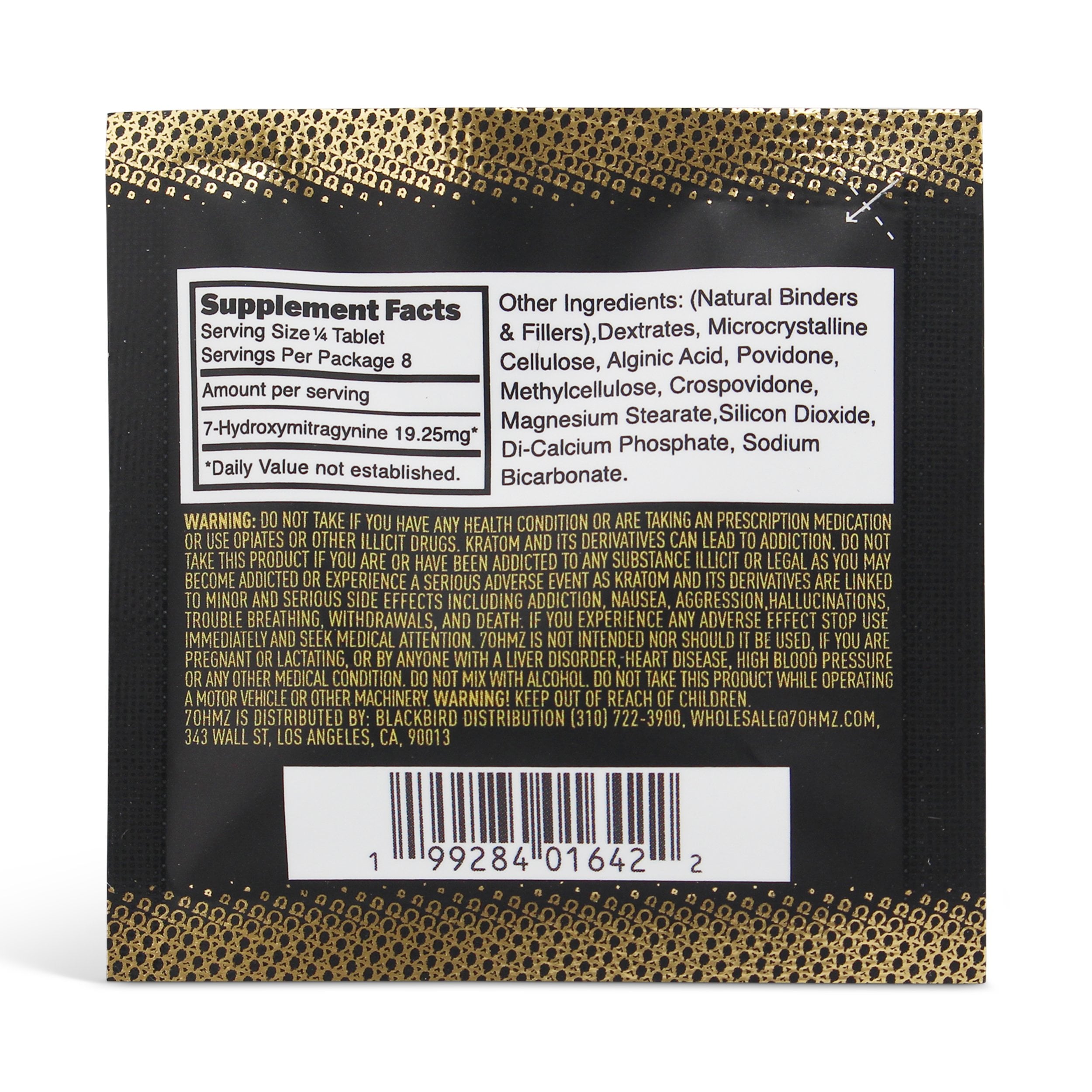 Buy 7OHMZ Black Label Max Strength 7-Hydroxy Chewable Tablets 77mg