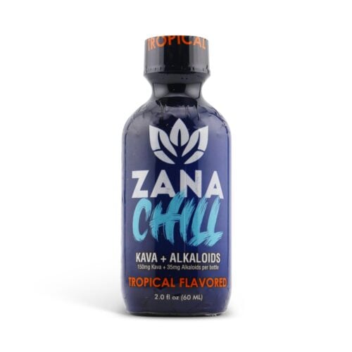 Buy Zana Chill Kratom Kava Extract Shot 60ml Tropical - KratomGala.com