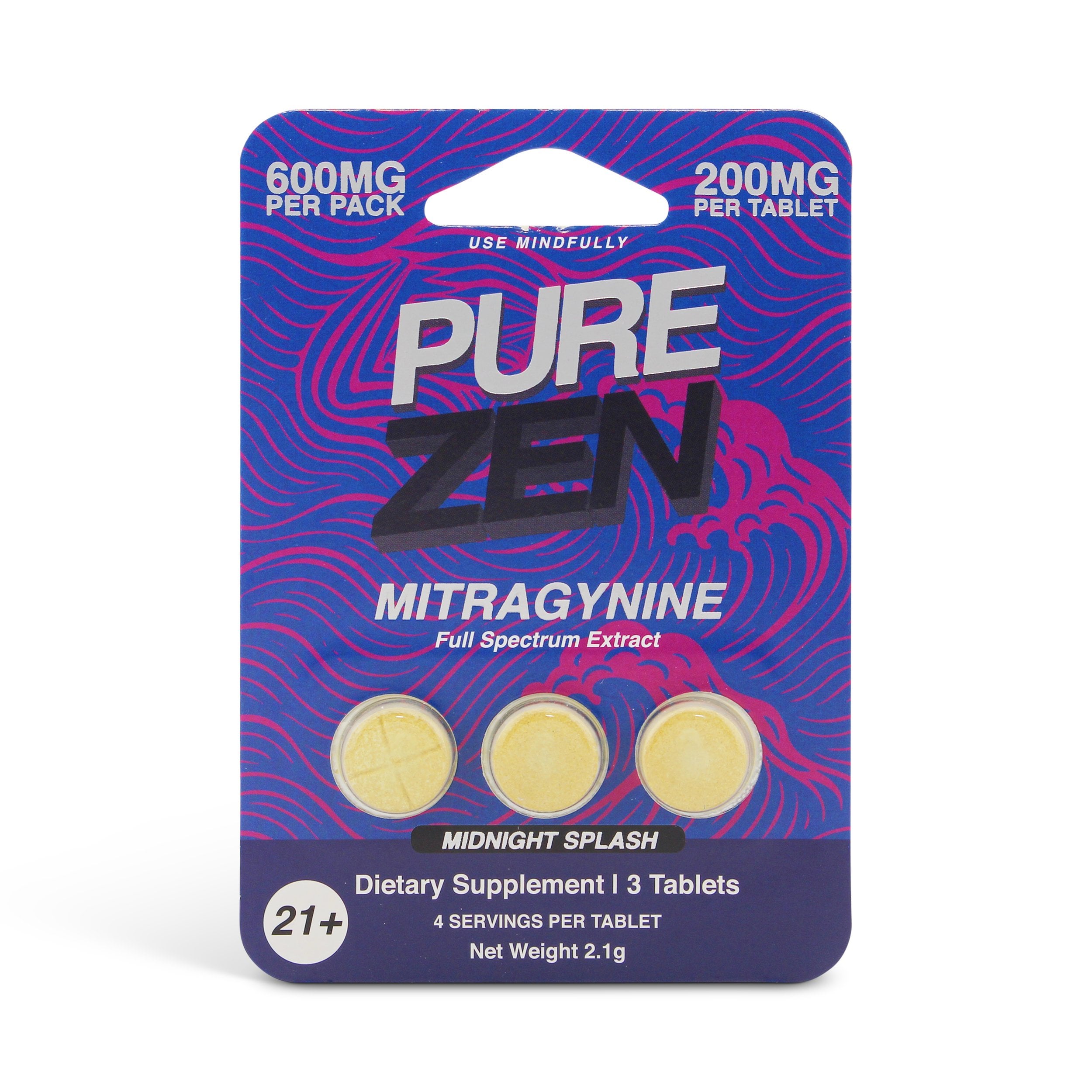 Buy Pure Zen Full Spectrum MIT Chewable Tablets Midnight Splash