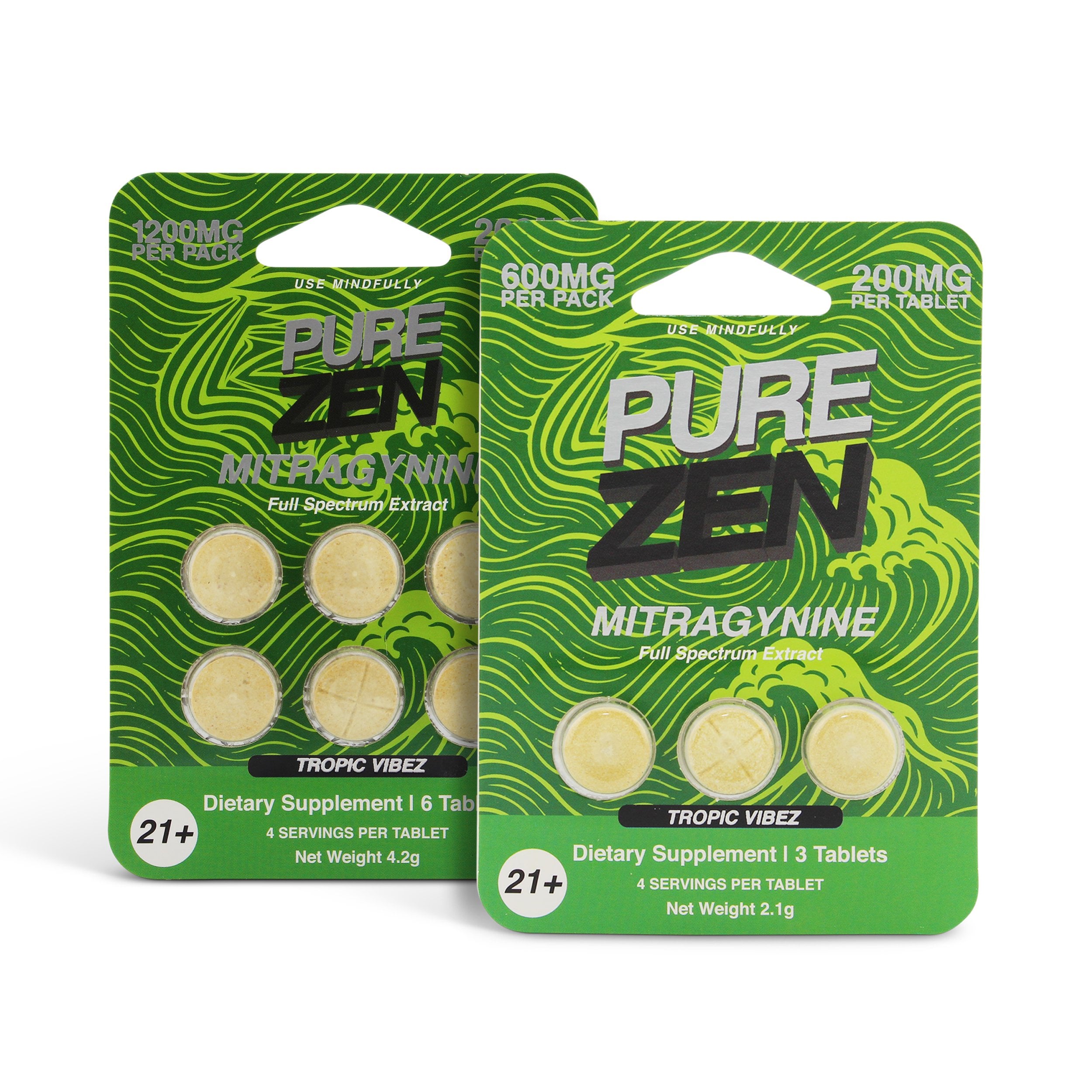 Buy Pure Zen Full Spectrum MIT Chewable Tablets Tropic Vibez 200mg