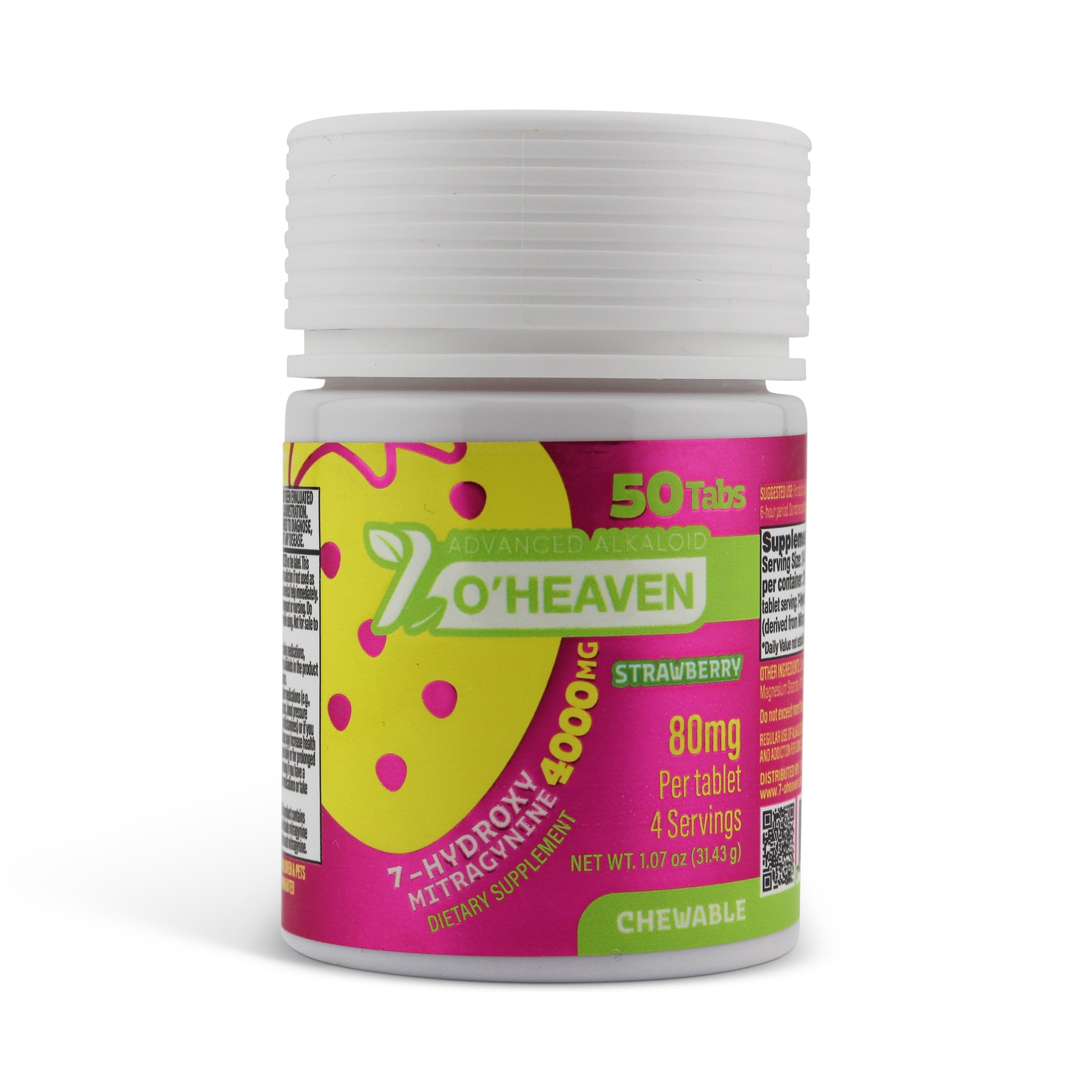 Buy 7 O'Heaven 7-Hydroxy Kratom Leaf Extract Chewable Tablets