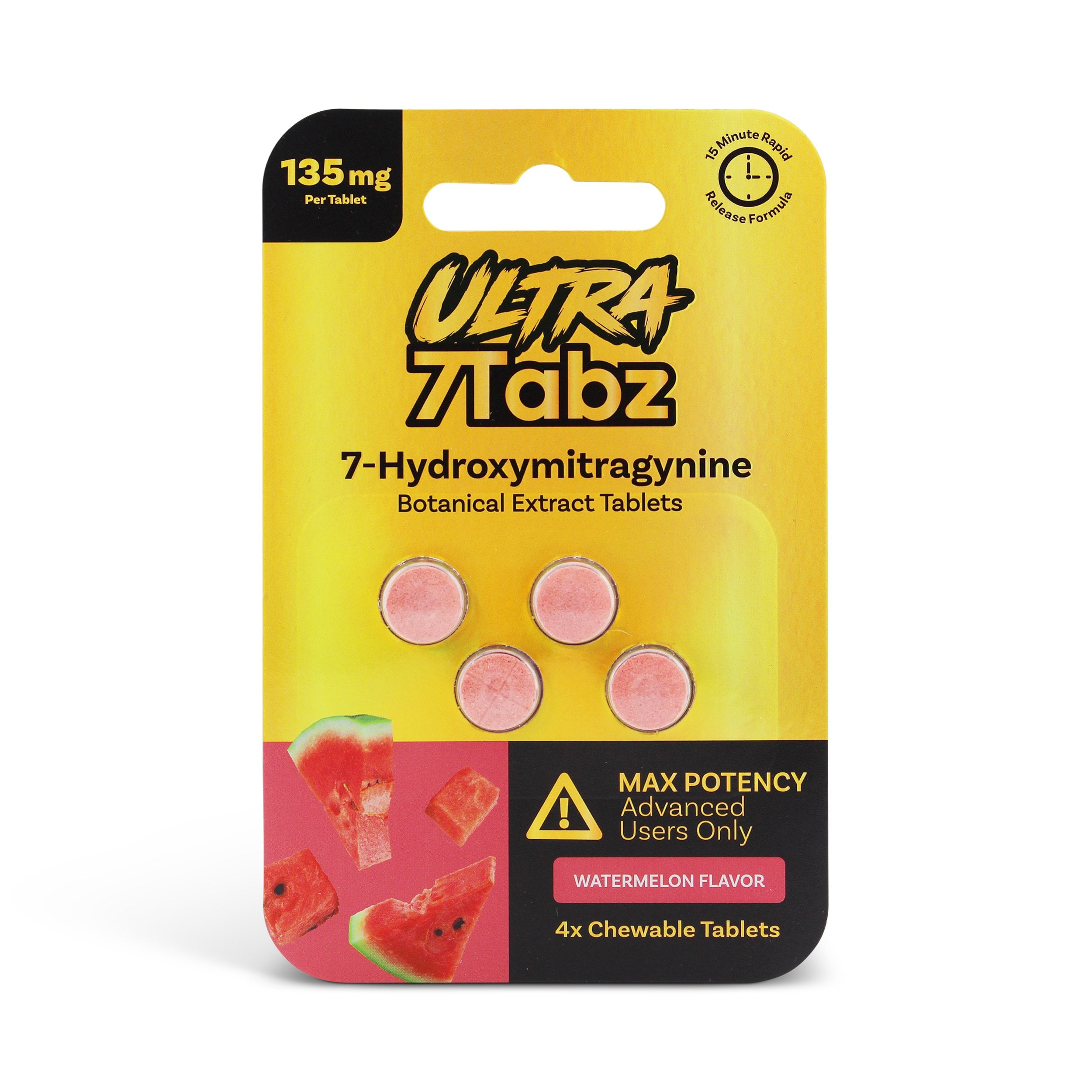 Buy 7Tabz Ultra 7-Hydroxy Max Potency Chewable Tablets Watermelon