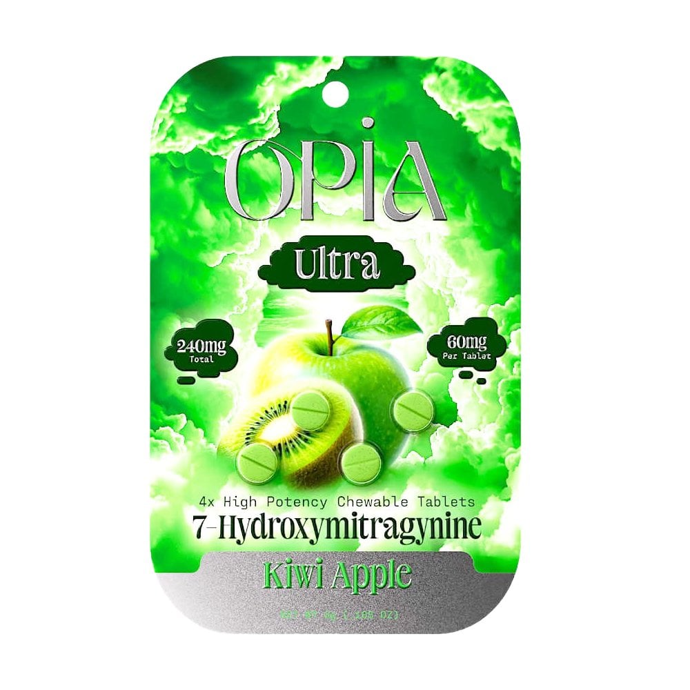 Buy Opia Ultra 7-Hydroxy High Potency Chewable Tablets Kiwi Apple